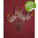'MATCH RANGE' CLEARANCE x 25 Pole Floats (SRG018)