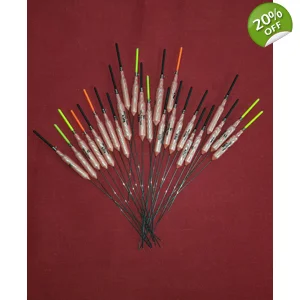 'MATCH RANGE' CLEARANCE x 25 Pole Floats (SRG018)