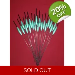 'MATCH RANGE' CLEARANCE x 20 Pole Floats (SRG004)
