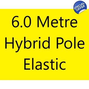 6.0m Lengths High Quality MEGA Value Hybrid Pole Elastic