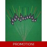 'MATCH RANGE' CLEARANCE x 14 Pole Floats (SRG027)