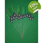 'MATCH RANGE' CLEARANCE x 14 Pole Floats (SRG027)