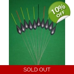 'MATCH RANGE' CLEARANCE x 10 Pole Floats (SRG027)