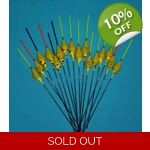 'MATCH RANGE' CLEARANCE x 16 Pole Floats (SRG606)