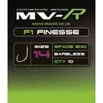 MV-R F1 Finesse Hooks - Pack of 10 Barbless Hooks