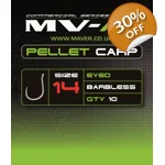 MV-R Pellet Carp Hooks - Pack of 10 Barbless Hooks