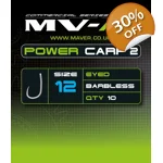 MV-R Power Carp 2 Hooks - Pack of 10 Barbless Hooks