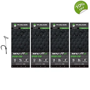 MV-R UK Hooks To Nylon SPEEDY STOP Ready Rig 4"