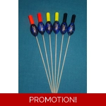 SRG108 Pack of 6 High Quality Pole Floats Power Big Head Fiberglass Stem Vario..