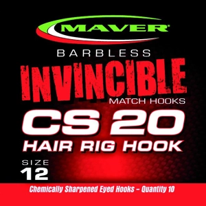 Invincible - CS20 Pack of 10 Barbless Hooks