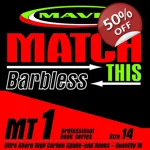 Match This - MT1 Pack of 10 Barbless Hooks