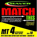 Match This - MT4 Pack of 10 Barbless Hooks