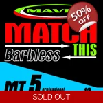 Match This - MT5 Pack of 10 Barbless Hooks