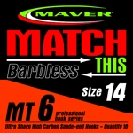 Match This - MT6 Pack of 10 Barbless Hooks