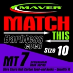 Match This - MT7 Pack of 10 Barbless Hooks