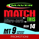 Match This - MT9 Pack of 10 Micro Barb Hooks