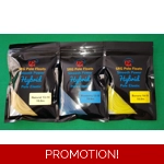 30.0m High Quality MEGA Value Hybrid Pole Elastic (10.0m Natural, Blueberry an..