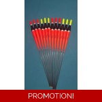 12 x Assorted Pole Floats Pack L