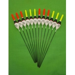 12 x Assorted Pole Floats Pack N