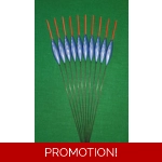 SRG002 Pack of 10 High Quality Pole Floats Chianti Fiberglass Stem Various Siz..