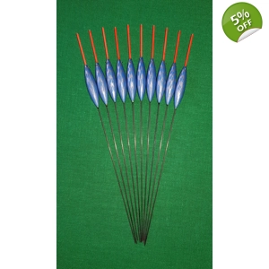 SRG002 Pack of 10 High Quality Pole Floats Chianti Fiberglass Stem Various Sizes Available