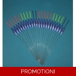 SRG002 Pack of 22 High Quality Pole Floats Chianti Fiberglass Stem