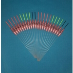 SRG003 Pack of 22 High Quality Pole Floats Chianti Wire Metal Stem