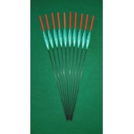 SRG004 Pack of 10 High Quality Pole Floats Chianti Carbon Stem Various Sizes A..