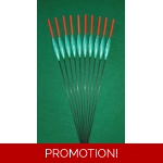 SRG004 Pack of 10 High Quality Pole Floats Chianti Carbon Stem Various Sizes A..