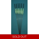 SRG004 Pack of 6 High Quality Pole Floats Chianti Black Tip Carbon Stem
