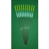 SRG004 Pack of 10 High Quality Pole Floats Chianti Carbon Stem Various Sizes Available