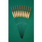 SRG005 Pack of 10 High Quality Pole Floats Chianti Nitinol Stem Various Sizes ..