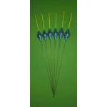 SRG011 Pack of 6 High Quality Pole Floats Diamond Yellow Tip Wire Stem