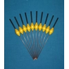 SRG013 Pack of 10 High Quality Pole Floats Diamond Margin Fiberglass Stem Various Sizes Available