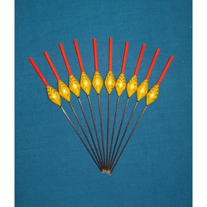 SRG013 Pack of 10 High Quality Pole Floats Diamond Margin Fiberglass Stem Various Sizes Available