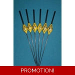 SRG013 Pack of 6 High Quality Pole Floats Diamond Margin Black Tip Fiberglass ..