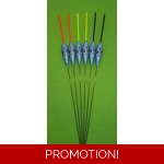 SRG016 Pack of 6 High Quality Pole Floats River Carbon Stem Various Sizes Avai..