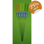 SRG016 Pack of 6 High Quality Pole Floats River Carbon Stem Various Sizes Avai..