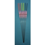 SRG017 Pack of 6 High Quality Pole Floats Slimline River Carbon Stem Various S..