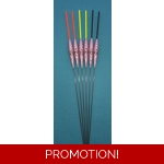 SRG017 Pack of 6 High Quality Pole Floats Slimline River Carbon Stem Various S..