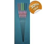 SRG017 Pack of 6 High Quality Pole Floats Slimline River Carbon Stem Various S..