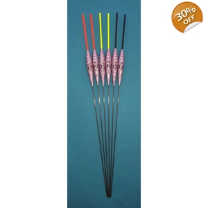 SRG017 Pack of 6 High Quality Pole Floats Slimline River Carbon Stem Various Sizes Available