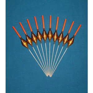 SRG019 Pack of 10 High Quality Pole Floats Diamond Extra Tough Various Sizes Available