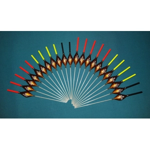 SRG019 Pack of 22 High Quality Pole Floats Diamond Extra Tough