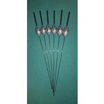 SRG022 Pack of 6 High Quality Pole Floats All-round Black Tip Nitinol Stem