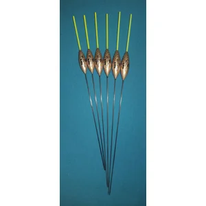 SRG026 Pack of 6 High Quality Pole Floats Stable Carbon Stem Yellow Tip