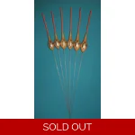 SRG031 Pack of 6 High Quality Pole Floats Long Metal Stem Red Tip
