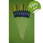 SRG100 Individual Pole Floats Power Pencil Fiberglass Stem Various Sizes Avail..