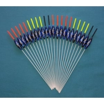 SRG101 Pack of 22 High Quality Pole Floats Power Chianti Fiberglass Stem