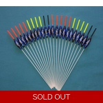 SRG101 Pack of 22 High Quality Pole Floats Power Chianti Fiberglass Stem